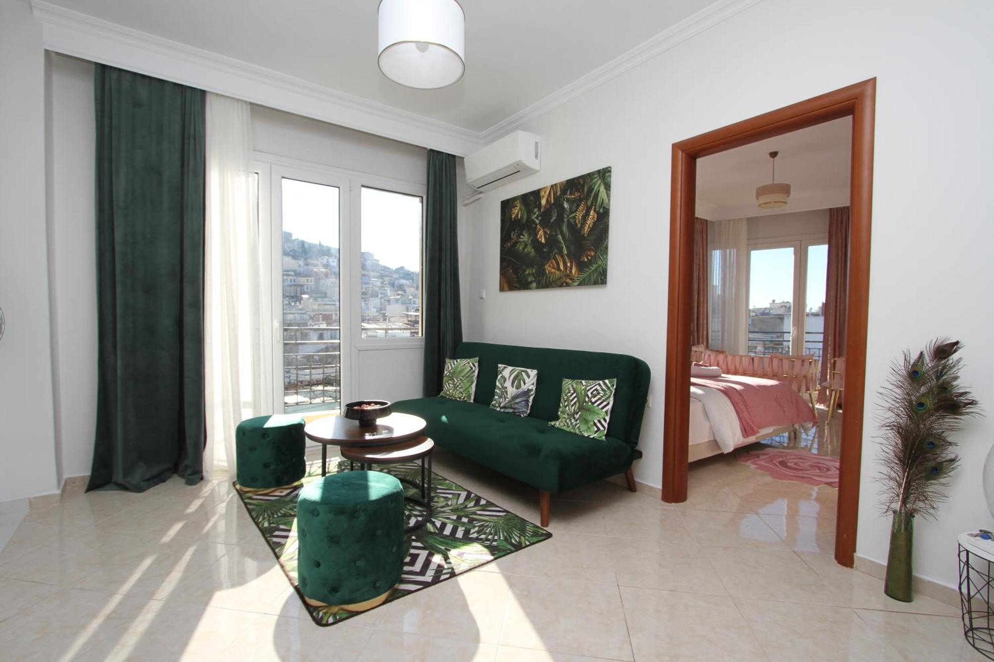 Kavala Squareview Apartment Bagian luar foto